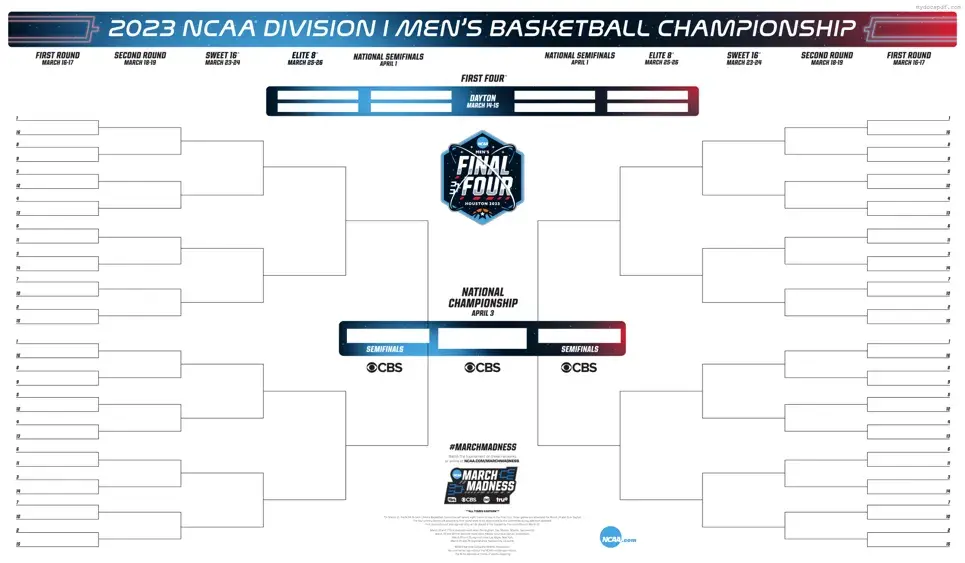Get NCAA bracket Form in PDF