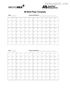 Get 96 Well Form in PDF