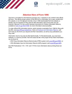 Get IRS 1096 Form in PDF