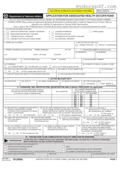 Get VA 10-2850c Form in PDF