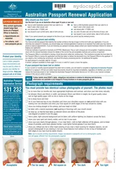 Get Australian Passport Renewal Form in PDF