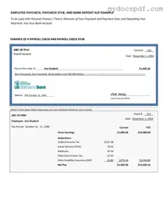 Get Payroll Check Form in PDF