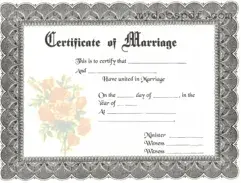 Get Marriage Certificate Form in PDF