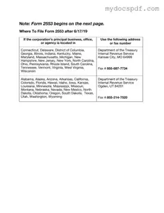 Get IRS 2553 Form in PDF