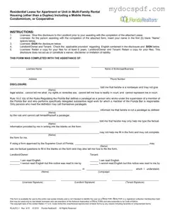 Get Florida Realtors Residential Lease Form in PDF