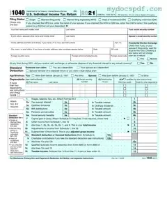 Get IRS 1040 Form in PDF