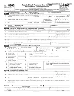 Get IRS 8300 Form in PDF