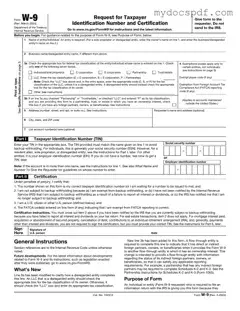 Get IRS W-9 Form in PDF