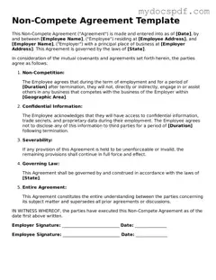 Attorney-Approved Non-compete Agreement Template