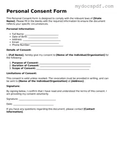 Attorney-Approved Consent Template