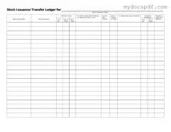 Get Stock Transfer Ledger Form in PDF