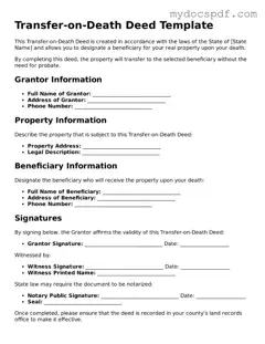 Attorney-Approved Transfer-on-Death Deed Template