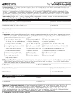 Get Usps Resignation Form in PDF